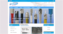 Desktop Screenshot of prima-electric.com